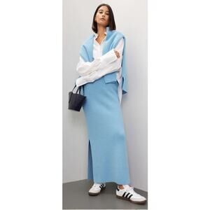 Suboo Isla Knit Maxi Skirt FLAWED Size M